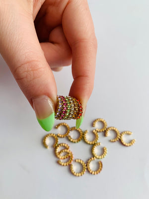 NEW! Silver and Gold Sparkly Ear Cuffs