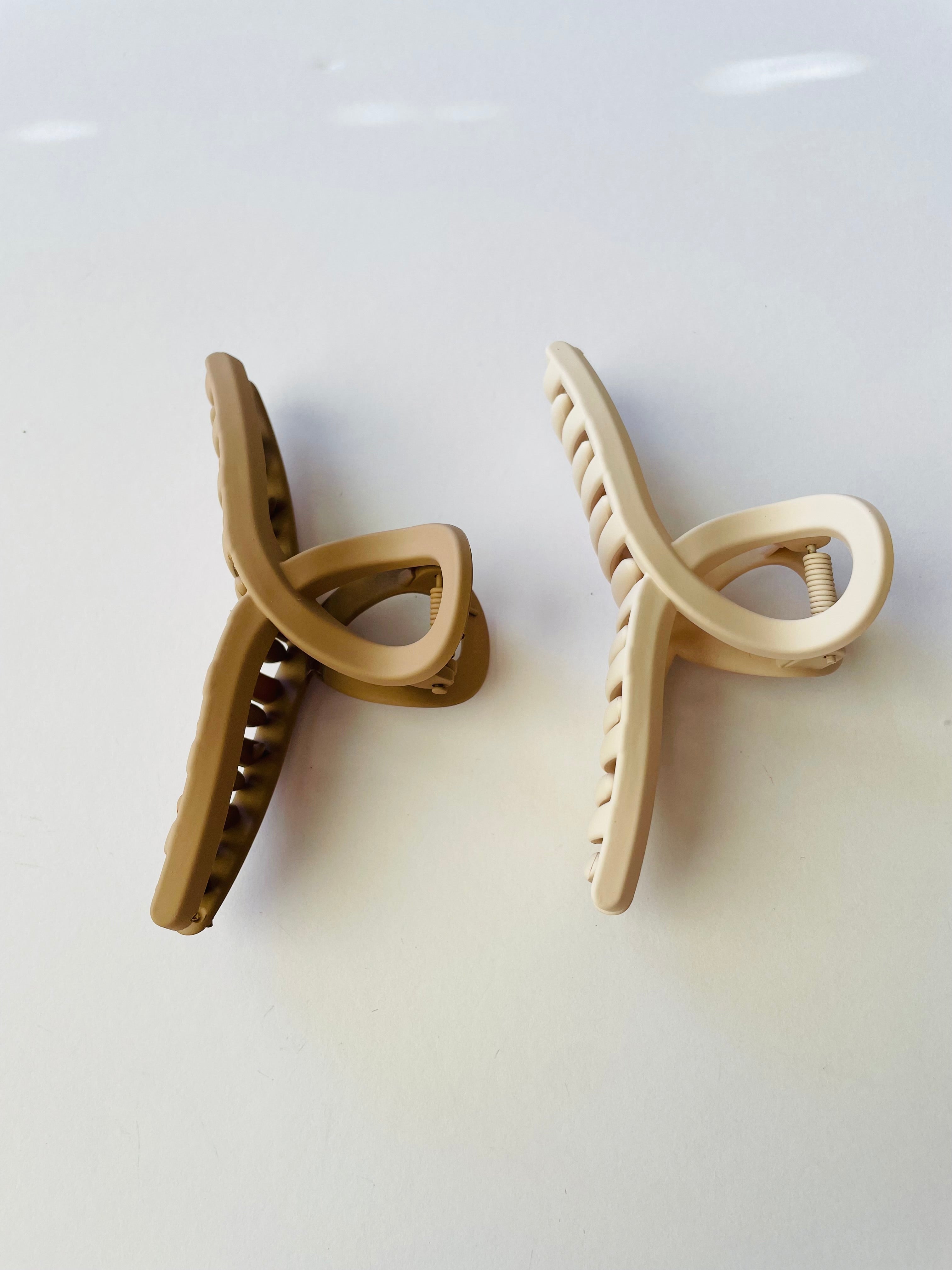 Hair Claw Clips: Twisted