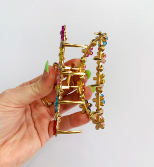 Flower Claw Clips