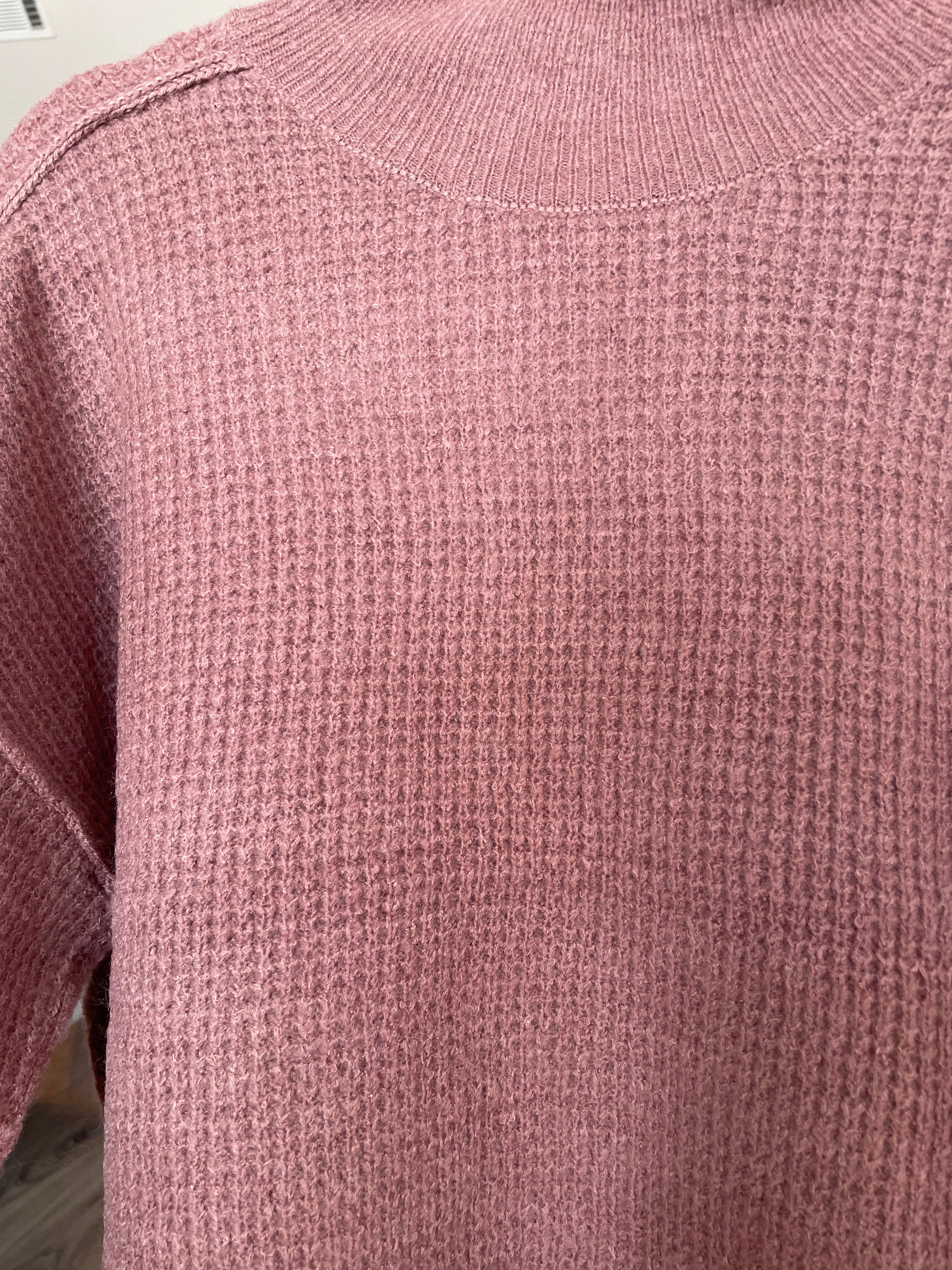 Mauve Cozy Up Sweater